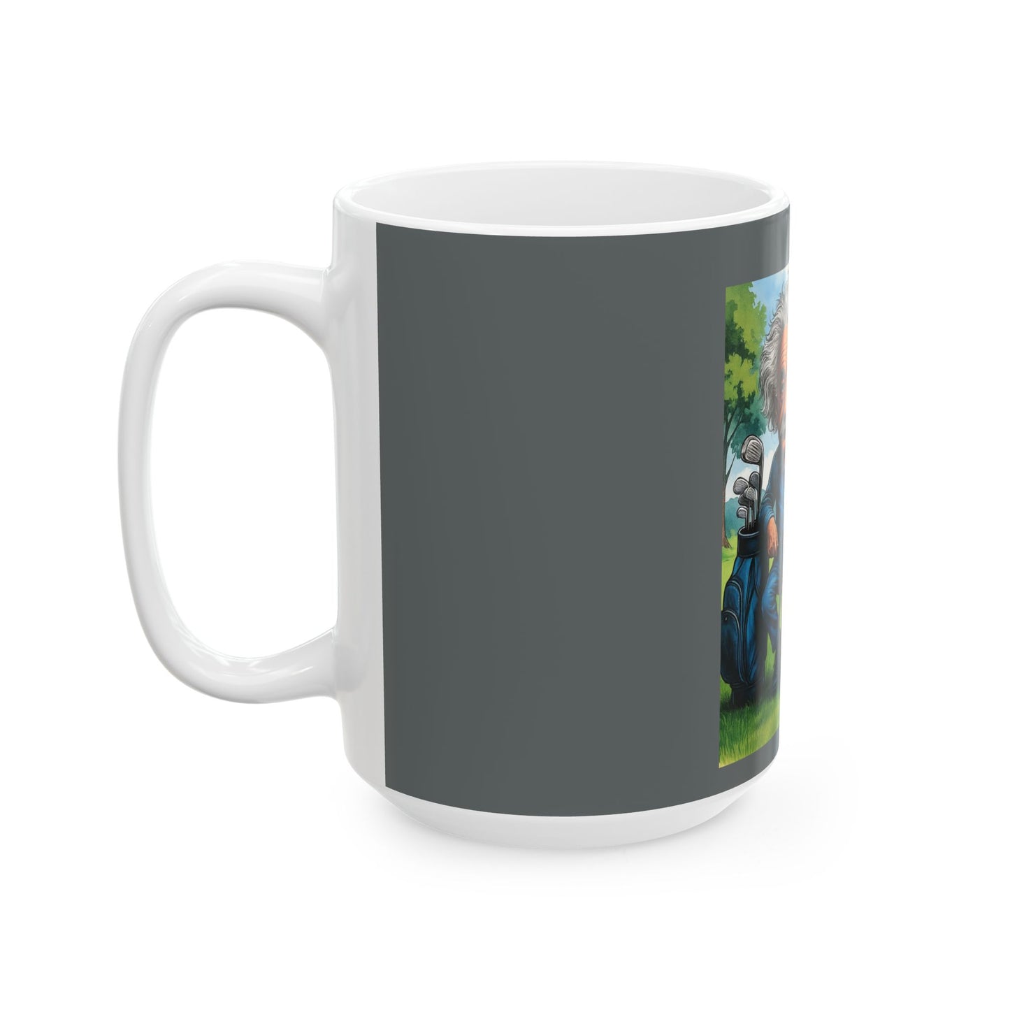 Funny Golf Quote Ceramic Mug for Golf Lovers, Unique Gift for Father's Day, Birthday, Home Office Decor, 11oz, 15oz