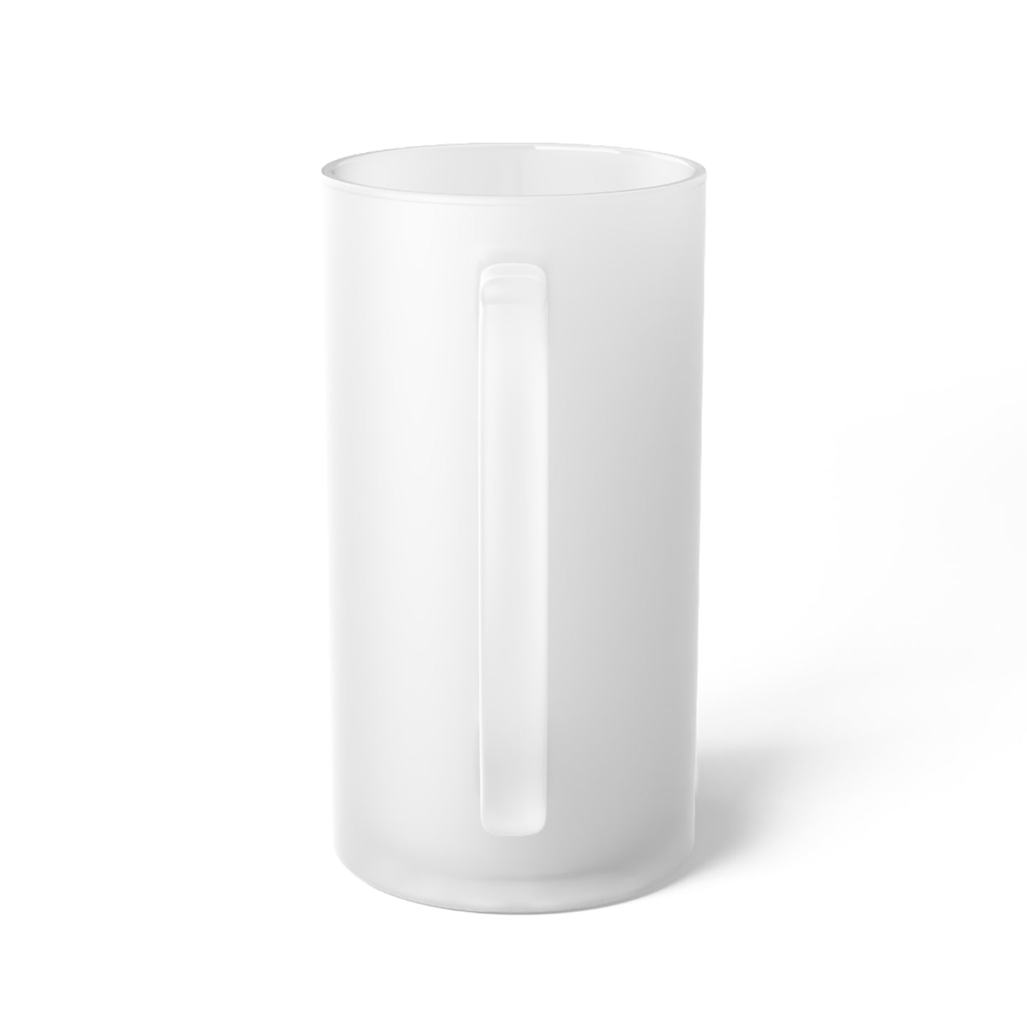 Frosted Glass Beer Mug with Humor - Perfect for Parties, Gag Gifts, Housewarming, or Celebrations, Funny Drinkware, Unique Gift Idea