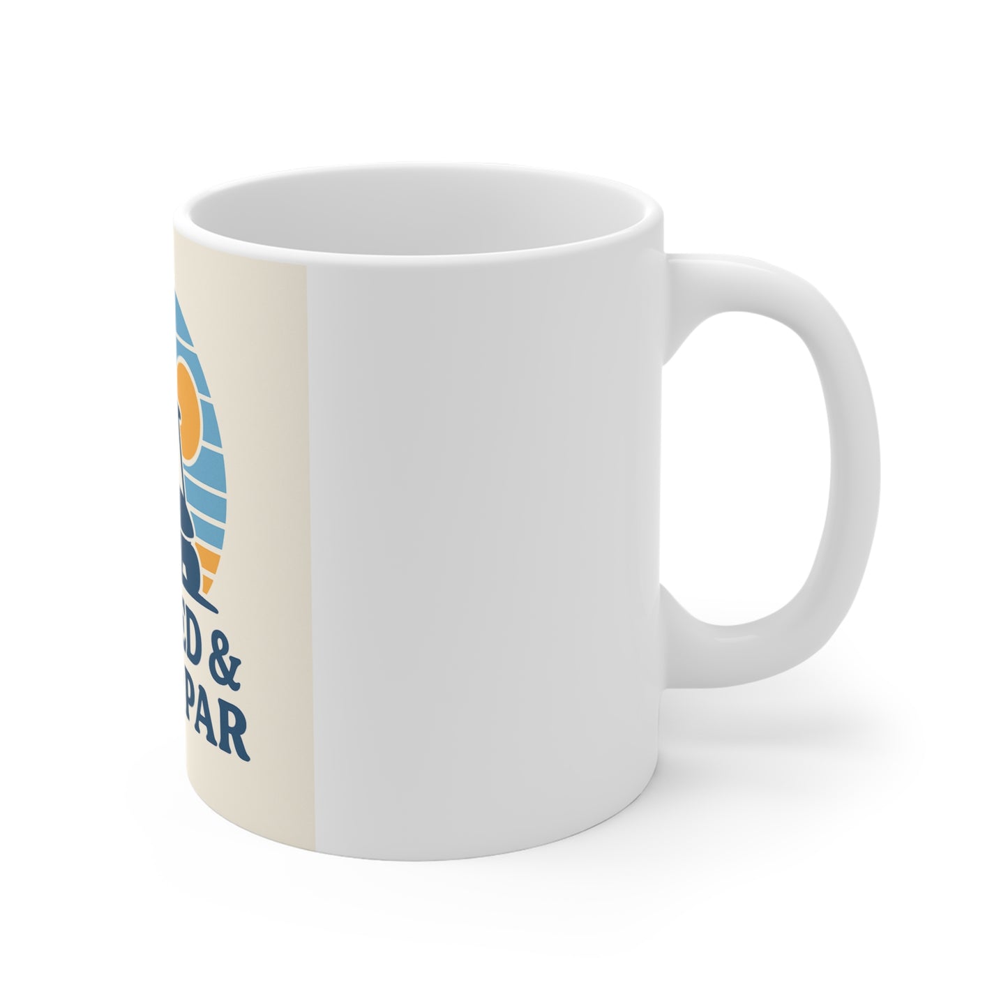 Retirement Golf Mug - Retired & Under Par, Perfect Gift for Golf Lovers, Coffee Cup for Travelers, Retirement Celebration, Relaxation Gear