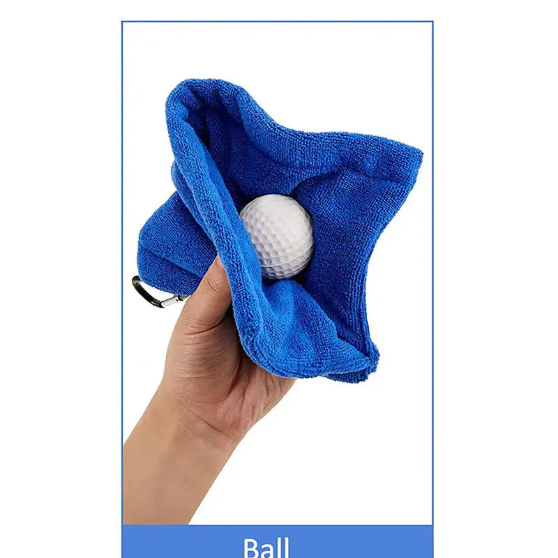 Golf Ball Cleaning Towels For Cleaning Cloths Wiping Golf Clubs Outdoor Cleaning Towel Sports Towels Golf Supplies