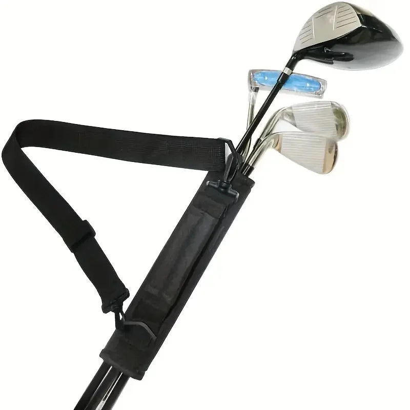 New Portable Mini Golf Club Bag Outdoor Practice Training Portable Storage Lightweight Shoulder Bag Crossbody Club Bag Unisex