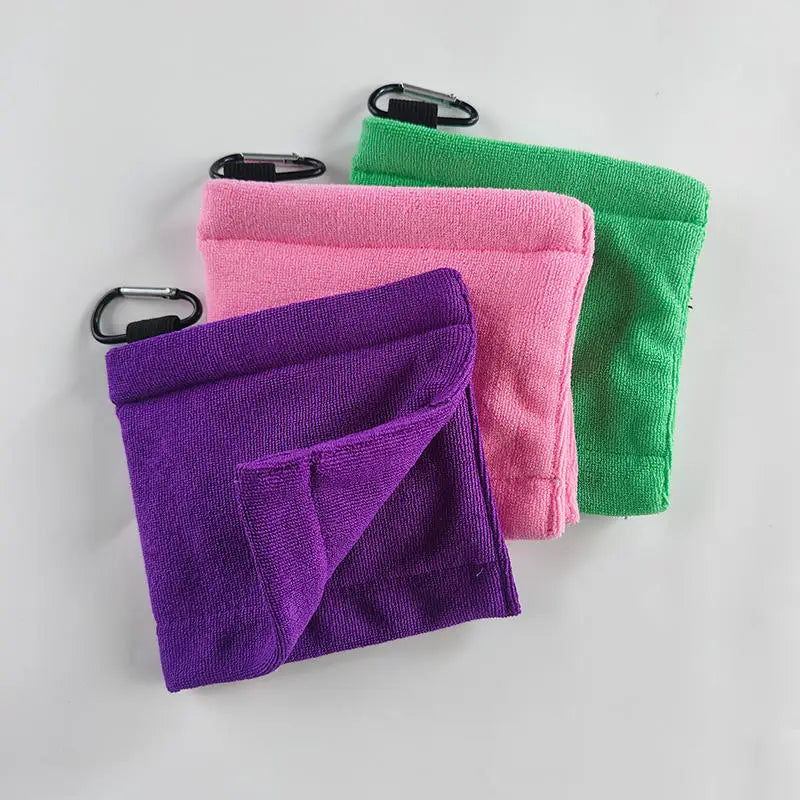 Golf Ball Cleaning Towels For Cleaning Cloths Wiping Golf Clubs Outdoor Cleaning Towel Sports Towels Golf Supplies