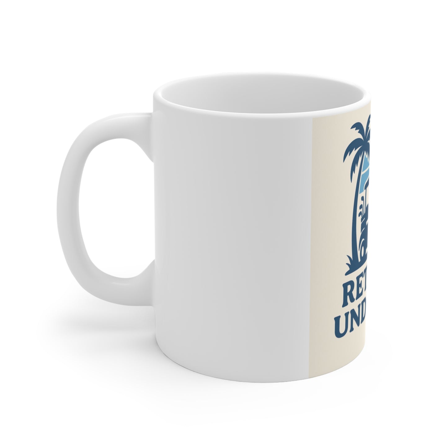 Retirement Golf Mug - Retired & Under Par, Perfect Gift for Golf Lovers, Coffee Cup for Travelers, Retirement Celebration, Relaxation Gear