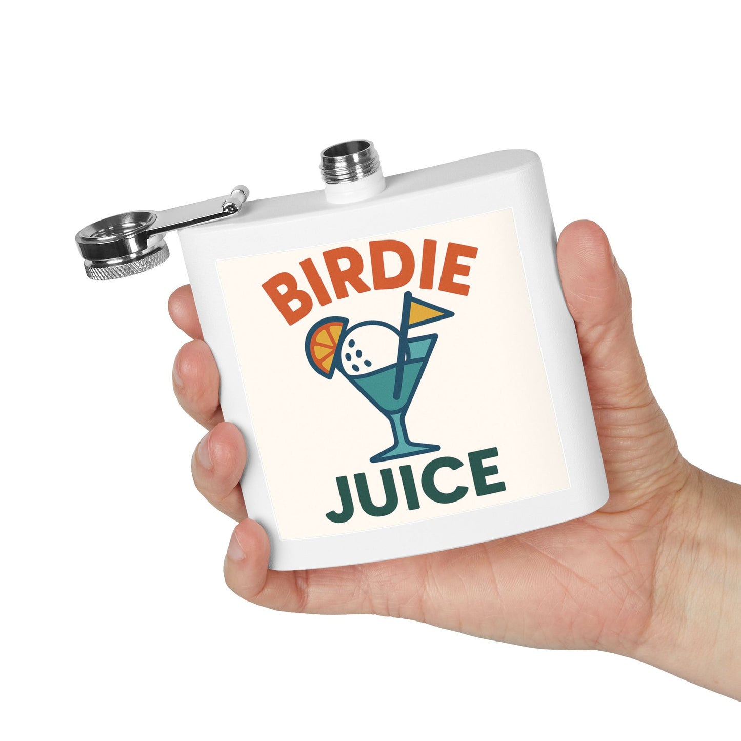 Birdie Juice Stainless Steel Flask, 6oz | Stylish Gift for Golfers, Personalized Accessories, Fun Party Favor, Outdoor Adventure Gear, [...]