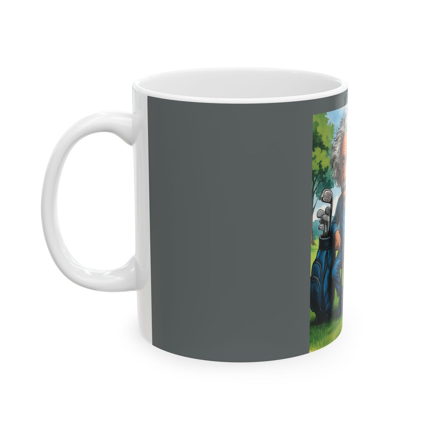 Funny Golf Quote Ceramic Mug for Golf Lovers, Unique Gift for Father's Day, Birthday, Home Office Decor, 11oz, 15oz