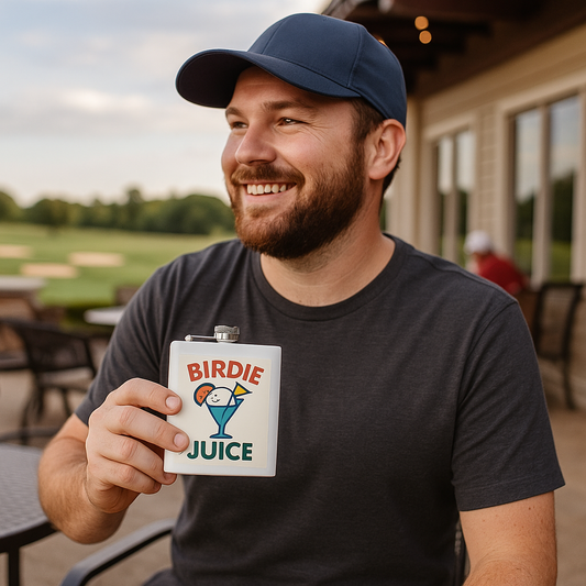 Birdie Juice Stainless Steel Flask, 6oz | Stylish Gift for Golfers, Personalized Accessories, Fun Party Favor, Outdoor Adventure Gear, [...]