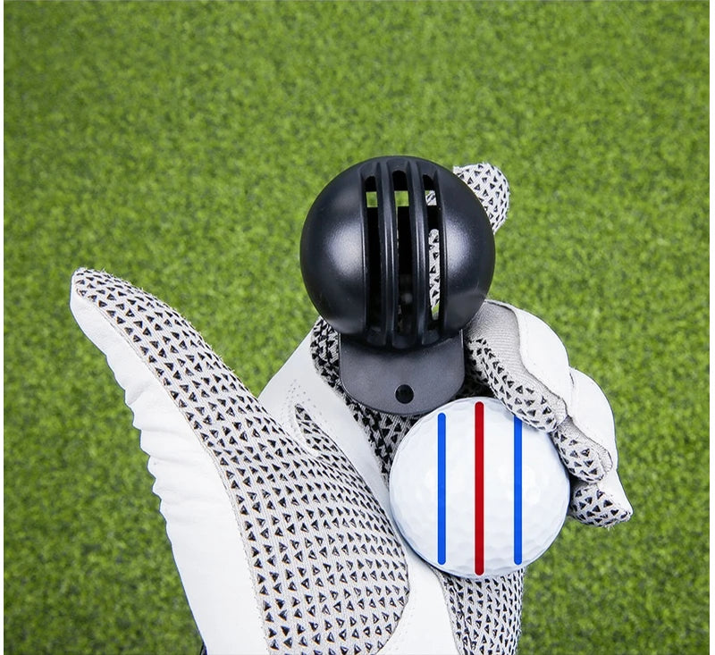 PGM 1pc Golf Ball Line Liner Drawing Marking Alignment Putting Tool and 2 Pieces Golf Ball Marker Pen, Golf Scribe Accessories
