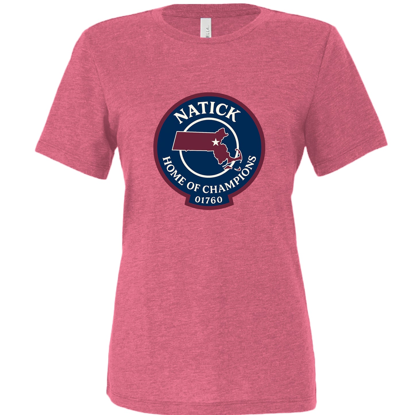 Char Pink Triblend - FRONT