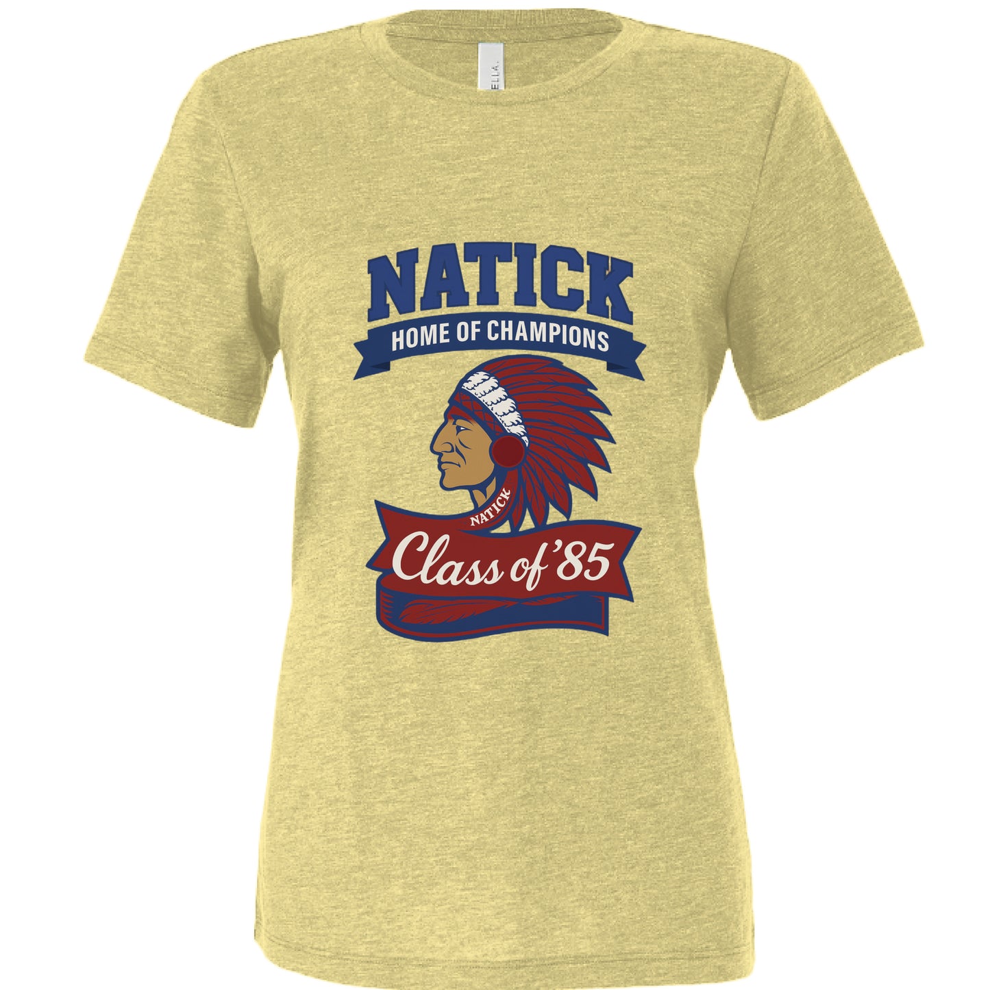 Pale Yellow Triblend - FRONT