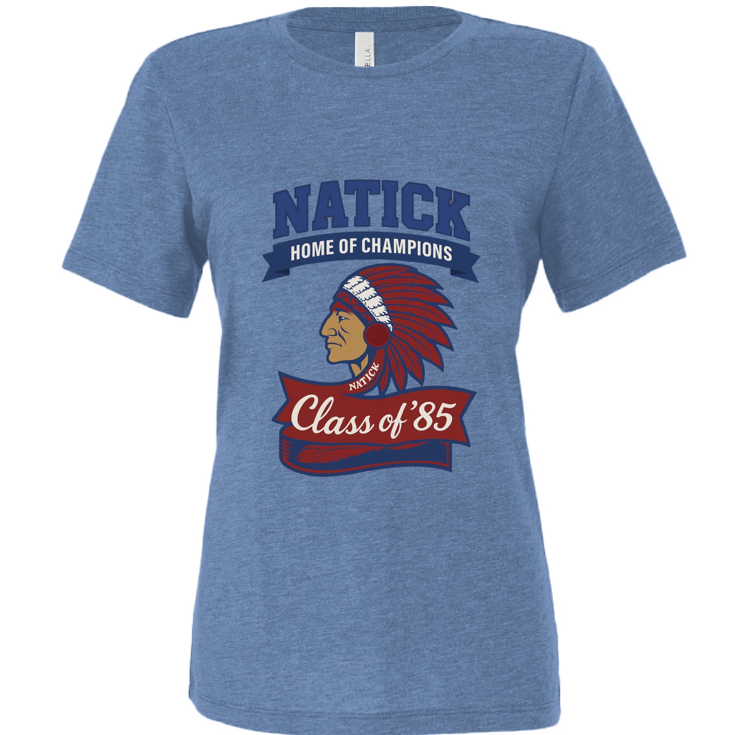 Blue Triblend - FRONT